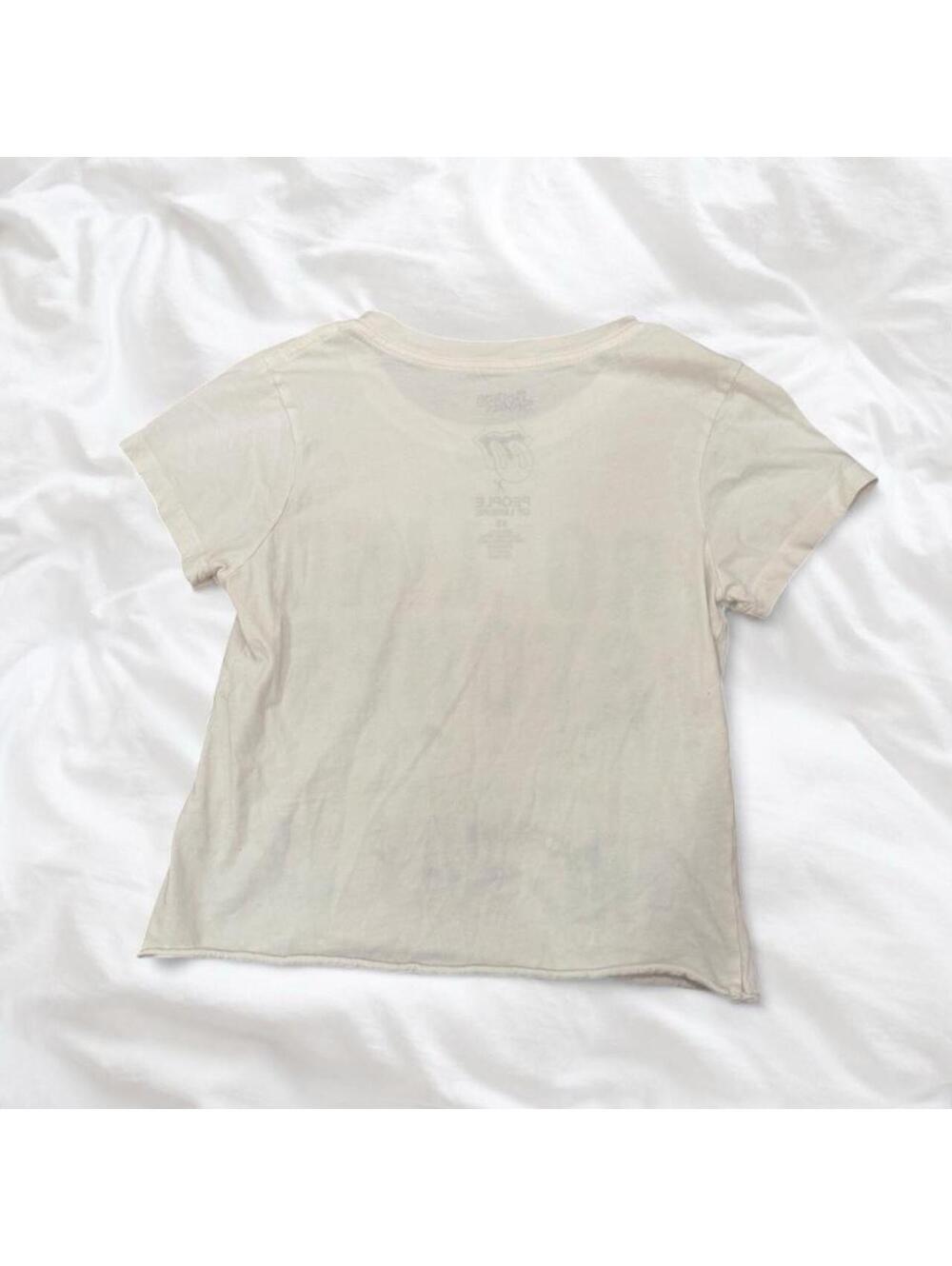 Rolling Stones People of Leisure Graphic Baby Tee Size XS - Picture 4 of 5